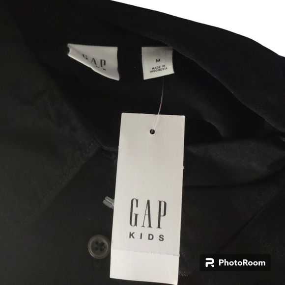 Gap Kids Black Satin Tiered Dress Size Medium - Picture 5 of 7